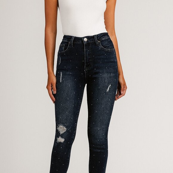 Armani Exchange Slit Capri Jeans Size 25 EUC - Picture 1 of 11